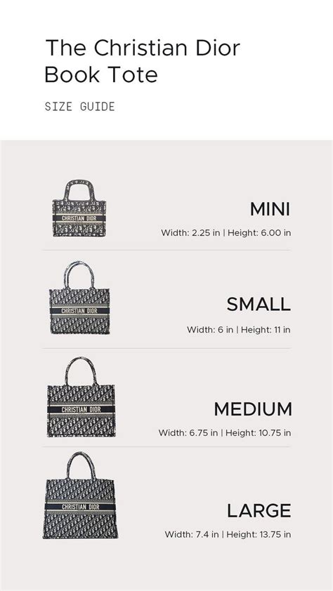 dior book tote misure|dior book tote size comparison.